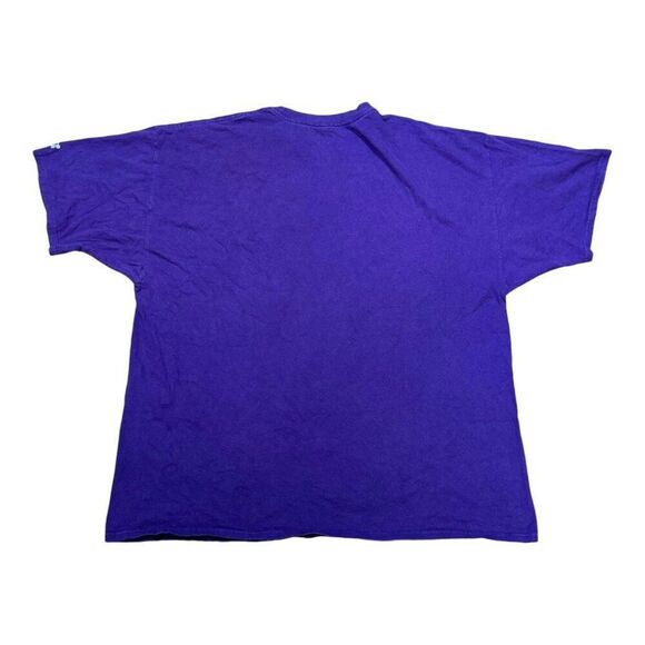 LSU Tigers Purple T-Shirt 2XL 2XG Russell Athletic 100% Cotton Vintage Football - Picture 5 of 5